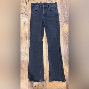 &Denim Bootcut Black Jeans